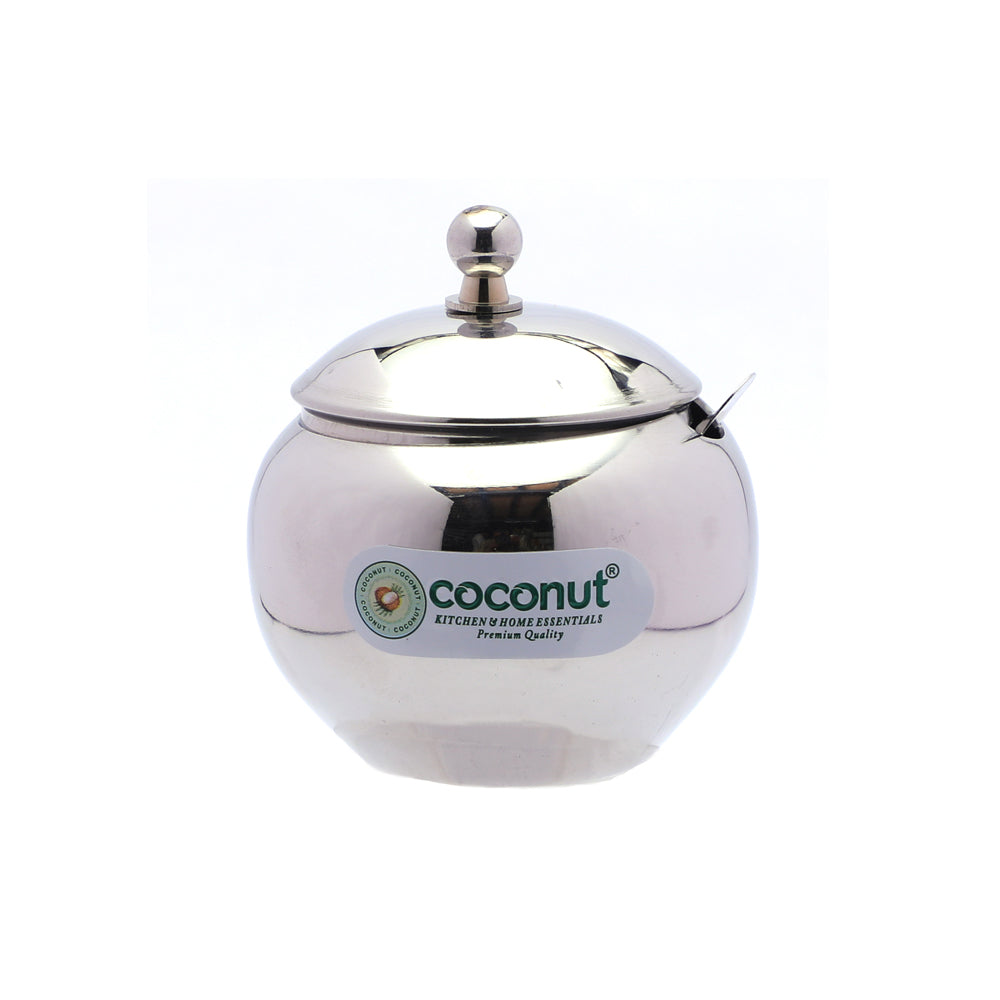 Coconut Stainless Steel Ghee Pot/Oil Pot/Pickle Pot Small - 1 Unit