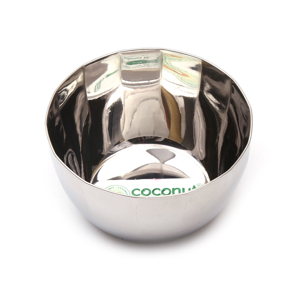 Coconut Stainless Steel Round Bottom Kadai Heavy Gauge (14G) for Cook –  Coconut Store