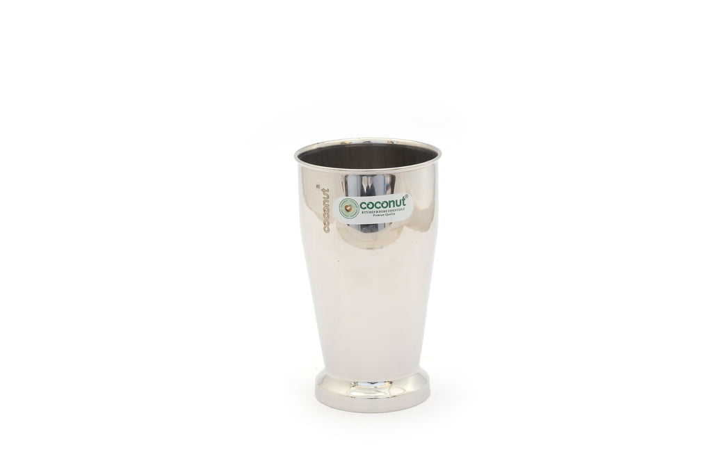 Coconut Eagle Stainless Steel Lassi Glass - Capacity 300ml each - Pack of 2