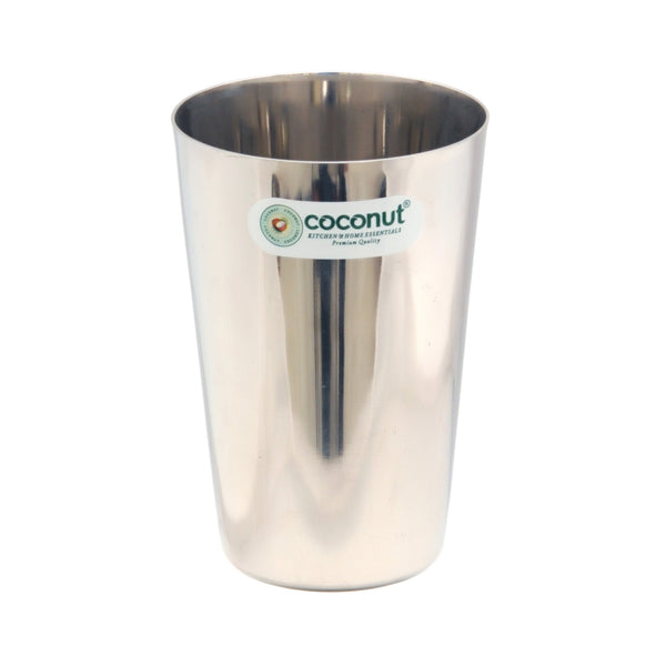 Coconut Campa Stainless Steel Water Glass - Capacity 250ml each
