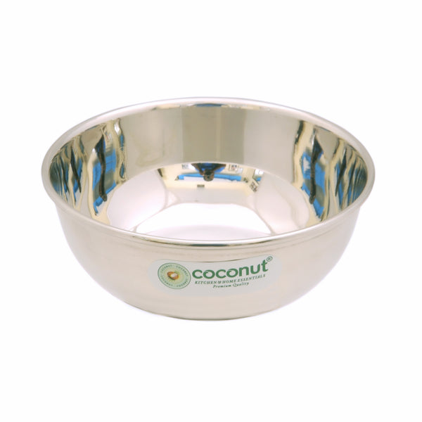 Coconut Rasmalai Stainless Steel Plain Bowl/Vati/Katori- Set of 6