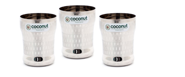 Coconut Shower Design Water Glass A9 - 250ML (Stainless steel, Food grade)
