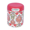 Coconut Stainless Steel Pink Printed Designer Canister | Kitchen organizer for Grains, Pulses, Atta, Snacks, Spices |Candy Box | Dabba |Dibba| Container.