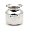 Coconut Stainless Steel Ringer Lota / Kalash / Chambu / Traditional Pot, Heavy Gauge, Traditional kalash for Pooja, Lota for drinking Juice, Lassi, Water, Mirror Finish, Model - L3 ringer