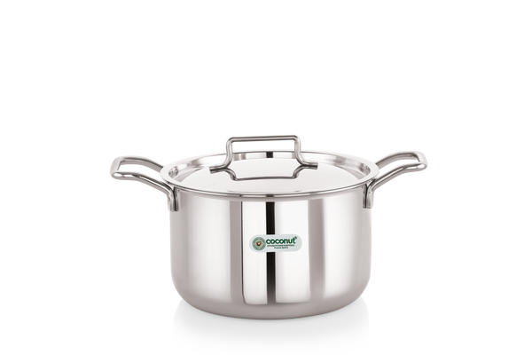 Coconut Neutron Stainless Steel 18G Stockpot For Cook n Serve - 1 unit