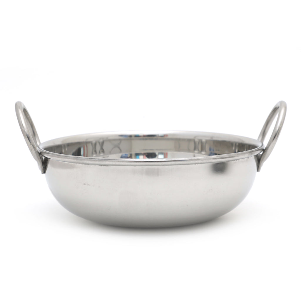 Coconut Stainless Steel Heavy Guage 18 Table Kadai (Without Lid) Cookware -300ML
