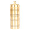 Coconut Brass Traditional South Indian Filter Coffee Maker | Kaapi Drip Coffee Brewer for Home & Office | Antique Golden Finish Pure Brass Decoction Filter.