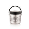 Coconut Stainless Steel Unique Design Container/Box with Pipe Handle - 1 Unit