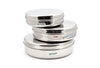 Coconut Stainless Steel Sleek Chapati Box & Multi-purpose Storage Container Set of 3 (1200 ML, 1500 ML & 1800 ML)