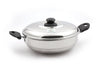Coconut Stainless Steel Multipurpose Steamer -Idli Steamer with dhokla Plate, Heavy Gauge, Thick bottom, Mirror finish, Induction and Gas Stove Based, Sandwich Bottom / Triply Bottom, Model - Multipurpose (13 idli) Steamer with Plate and SS Lid
