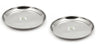 Coconut Stainless Steel Plate - Pack of 6, Heavy Gauge, Mirror Finish, Solid, Dinner Plate / Meal Plate / Serving Plate/ Thali, Model-P3 Kanchan Bogi Plate