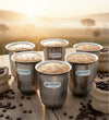 Coconut A13 Stainless Steel Water Glass 300ml | Steel Drinking Glass Set | Water Tumbler | Juice Glass | Milk Glass | Food Grade BPA Free | Matte Finish | Rust Resistant | Heavy Gauge Beverage Serving Tumbler | Available in Set of 3 & set of 6.