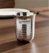 Coconut A18 Stainless Steel Shower Design Glass 250ml Each | Premium Matte Finish Tumbler with Elegant Dot Pattern | Food Grade Stainless Steel | Rust Proof, BPA Free, Dishwasher Safe | Water, Juice & Milk Glasses.
