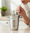 Coconut A1 Stainless Steel Water Glass 250ml | Steel Drinking Glass | Water Tumbler | Juice Glass | Milk Glass | Heavy Gauge Food Grade BPA Free | Mirror Finish | Rust Resistant Beverage Serving Glass.