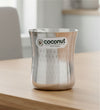 Coconut A20 Stainless Steel Shower Design Drinking Glass 300ml Each | Premium Designer Steel Tumbler with Curved Body | Food Grade Stainless Steel | Rust Proof, BPA Free, Dishwasher Safe | Water, Juice & Milk Glasses.