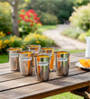 Coconut B6 Small Amitabh Stainless Steel Glass, 200 ml, Mirror Finish Drinking Tumbler, Food Grade Steel Water Glass for Juice, Milk, Tea, Coffee & Daily Use, Rust Proof.