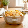 Coconut Stainless Steel Wonder Bowl | Heavy Gauge Mixing & Serving Bowl | Available in 650ml, 900ml, 1200ml, 1600ml & 2250ml Capacities | Food Grade, BPA Free & Rust Proof | Ideal for Dough Mixing, Salad, Soup, Dal & Desserts | Model C33.