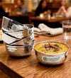 Coconut C51 Hammered Deep Bowl Set of 6 Stainless Steel Bowls | Available in 150ml, 200ml & 250ml Sizes | Hammer Finish Serving Bowls for Snacks, Desserts, Curry, Soup & Daily Use | Rust Proof.