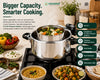 Coconut Stainless Steel Cooker Separator Combo Set of 2 | Suitable for Hawkins Futura 7L & 9L Pressure Cooker | Food Grade | Rust Proof | Dishwasher Safe | Heavy Gauge Multipurpose Steaming Bowl for Rice, Vegetables & Snacks.