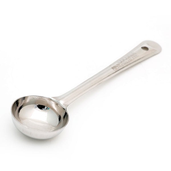Coconut Stainless Steel Deep Laddle - Round Deep Spoon with Long Handle, Cooking Spoon, Karchi, Chamcha, Soup Ladle, Heavy Gauge, Strong, Sturdy, Model - L1 Deep Laddle