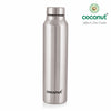 Coconut WB18 Floww Plain Stainless-Steel Water Bottle | Leakproof, Rust-Proof & BPA Free | Durable Food Grade Steel Bottle for Office, School, Gym & Travel.