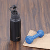 Coconut WB32 HC Fulltank 1 Litre Stainless Steel Water Bottle with Straw Lid | Leakproof Flip Cap, BPA-Free | Large Capacity Gym, Office & Travel Bottle (Black).