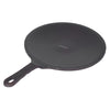 Coconut cast iron Chapati tawa - pre seasoned with 100% vegetable oil with natural oven heated golden finidh, food grade , Single handle , smooth surface ready to use, 26cm