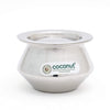 Coconut Stainless Steel Serve Ware Dahi Handi/Container with Lids for Storing Curd/Dahi