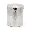 Coconut Stainless Steel Flower Design Container/Storage/Deep Dabba
