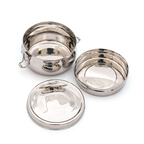 Coconut Stainless Steel Round Lunch Box - 1Unit