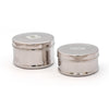 Coconut Stainless Steel Ferroro Puri Dabba with Plate - 2 Unit - (200ML, 300ML)