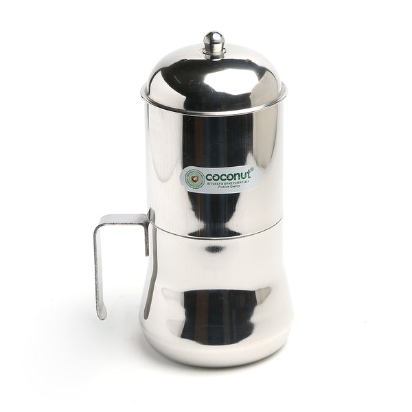 Coconut - Filter Coffee Maker - South Indian Coffee Filter Stainless Steel - Filter Coffee Maker-Drip Coffee Decoction Maker