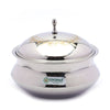 Coconut Stainless Steel Rice Handi with Laser design SS Lid For Cook n Serve - 1 Unit - 1300ML