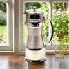 Coconut Stainless Steel Iris Jug 1.25 Liter | Fridge Water Jug with Lid & Handle | Stainless Steel Water Pitcher for Water, Juice, Lemonade & Beverages | Food Grade, BPA Free, Rust Proof | Home, Hotel & Party Use | Model J21 Iris.