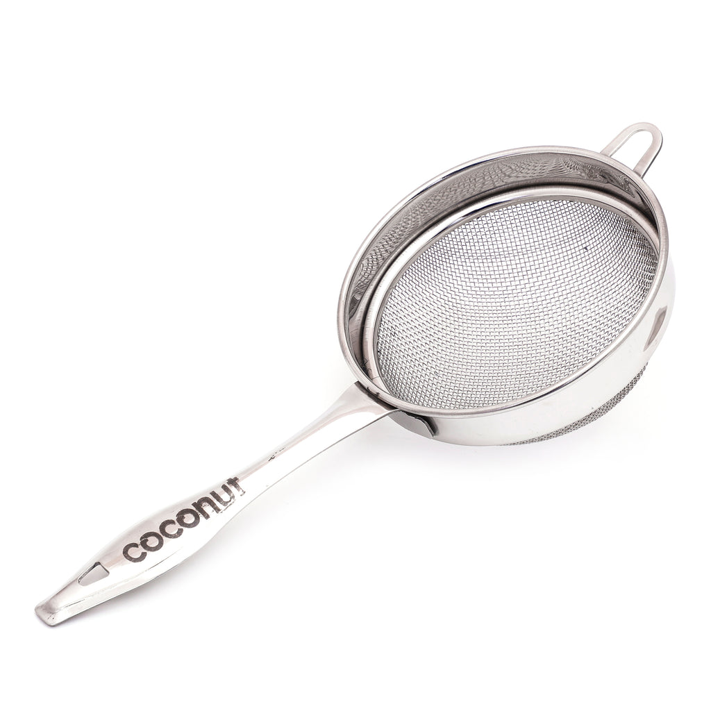 Coconut Stainless Steel Juice Stainer Chalani Juice, Oil Filter Steel Filter for Tea, Coffee, Model Juice Strainer