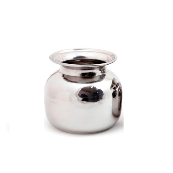 Coconut Stainless Steel Madarasi Lota - Unit 1, Kalash / Chambu / Traditional Pot, Heavy Gauge, Traditional kalash for Pooja, Lota for drinking Juice, Lassi, Water, Mirror Finish, Model - L5 Madarasi lota