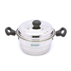 Coconut Stainless Steel Nano Magic Idly Pot With 2 Idly Plate and 2 Steamer with SS Lid - 1 Unit
