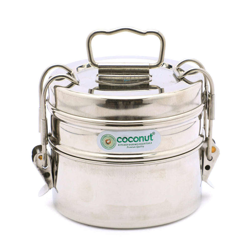 Coconut Stainless Steel BTS Tiffin/Lunch Box/Container Lunch Box - 1 Unit
