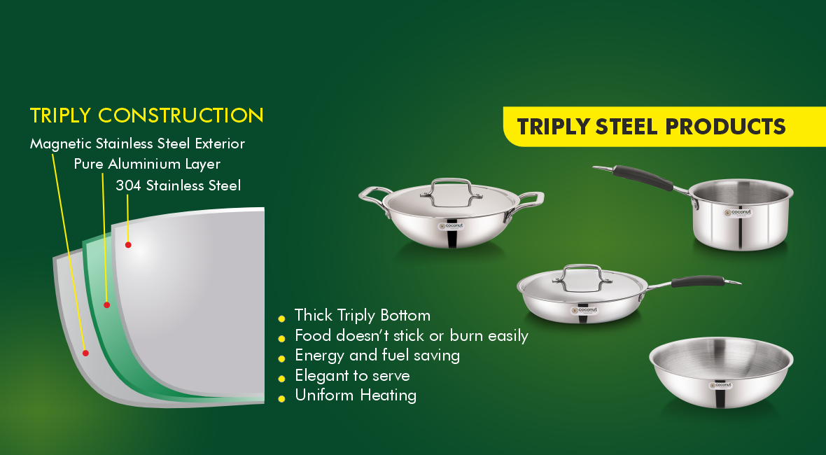 Premium Range Of Stainless Steel Kitchen Utensils – Coconut Store