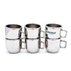 Coconut Stainless Steel Double Walled Mug | Heavy-Gauge Rust-Proof Steel | Round Shape Coffee & Tea Mug | Mirror Finish | Food-Grade, BPA-Free, Eco-Friendly | Durable & Easy to Clean | Ideal for Tea, Coffee, Milk | Pack of 6.