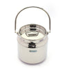 Coconut Stainless Steel Nano Bharani/Milk Pot/Oil Pot With Lid - 1 Unit