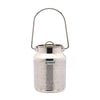 Coconut Stainless Steel Shower Design Bharani/Milk Pot/Oil Pot With Lid - 1 Unit