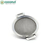 Coconut Stainless Steel Cup Tea Strainer with Fine Mesh Filter | Food Grade SS Tea Sieve | Rust Resistant | Reusable | Dishwasher Safe | Tea Filter for Cup, Mug & Kettle | Easy Grip Handle.