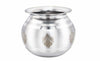 Coconut Stainless Steel - Antique Laser Design Rice Pot - 1 Unit | Ideal for Biryani, Milk, Water, Pulao, Food, Meal | Tope | Handi | Pongal Pot | Multipurpose cooking Handi | Pot | Model - Antique Rice Pot