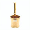 Coconut Pure Brass Kutani (Mortar & Pestle) | Heavy-Gauge Traditional Spice Crusher | Solid Brass, Durable & Long-Lasting | Ideal for Kitchen, Ayurveda, Pooja & Gifting.