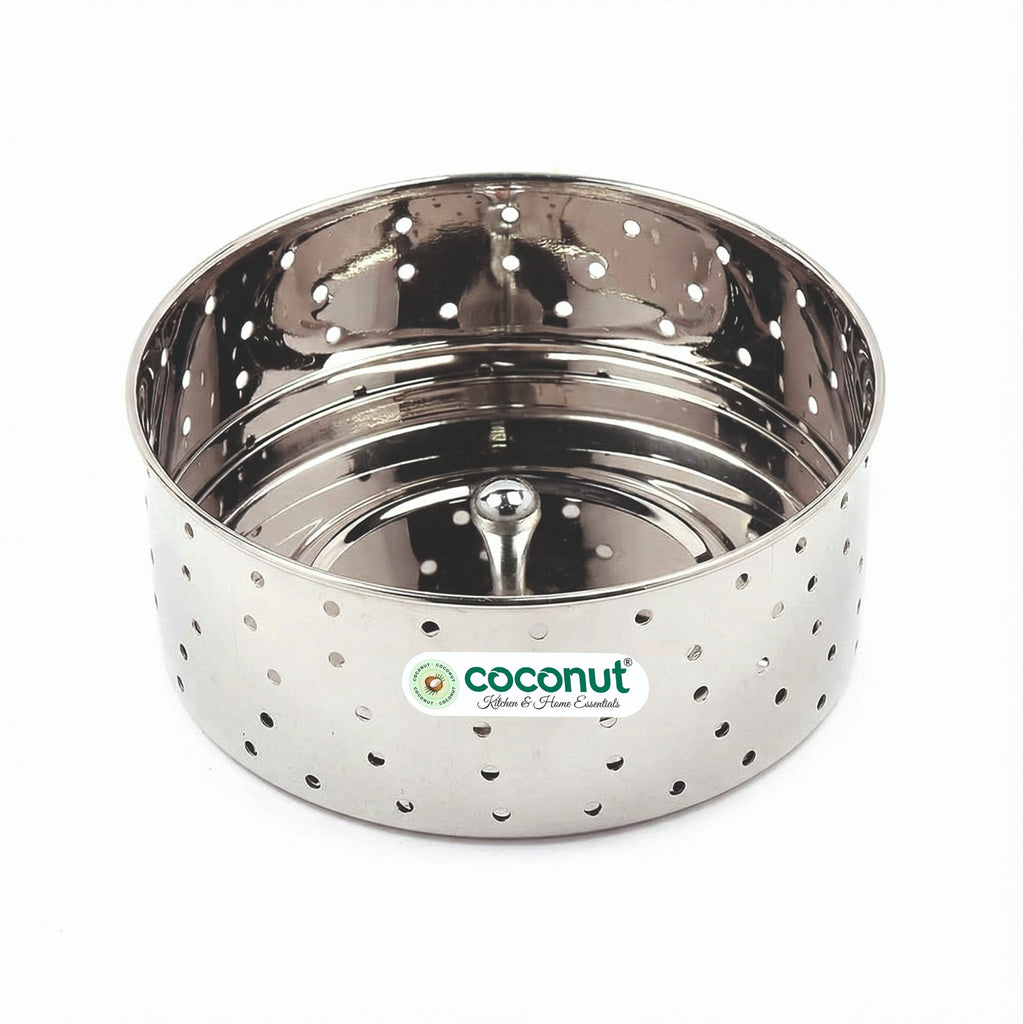Coconut Stainless Steel Round Paneer Maker | Food-Grade SS, Durable & Rust-Resistant | Easy Homemade Paneer, Tofu & Cheese Maker | Ideal for Indian Kitchen.