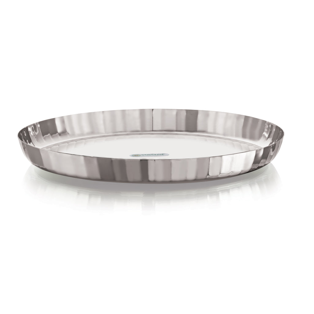 Coconut Stainless Steel (Heavy Guage) Citrus Plate - 1 Pieces Model - P31