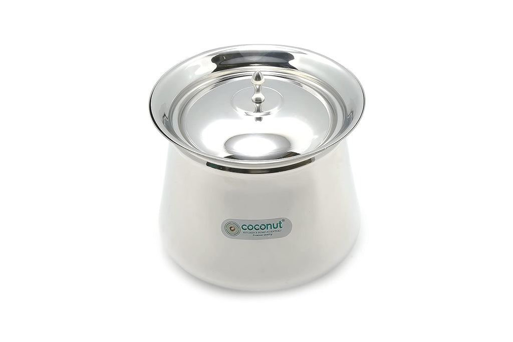 Coconut Stainless Steel - Cookware/ Eureka Handi With Lid-1 Unit