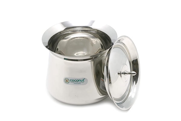 Coconut Stainless Steel - Cookware/ Eureka Handi With Lid-1 Unit