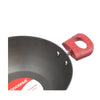 Coconut Hard Anodised Induction Base Kadai with Lid - Cook n Serve | 3.25mm Thickness | Cook & Serve | Scratch-resistant | Hard Anodiesd pan | Induction Bottom Kadai | Hard Anodised Deep Kadai with Lid | Model - Induction Based Kadai with Lid